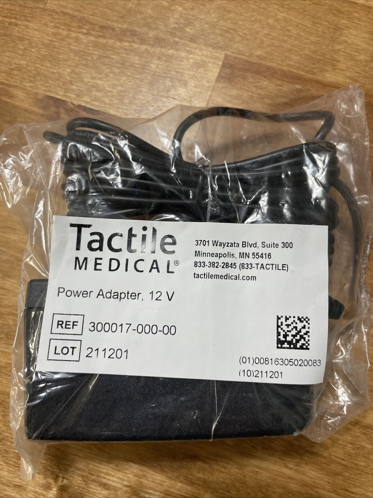 *Brand NEW*Tactile Medical 12v OEM Genuine 300017-000-00 AC Adapter For PD08 Controller Power Supply - Click Image to Close